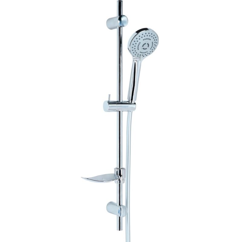 Ensemble barre de douche Ancomalin 3 jets - Anconetti - Chromé