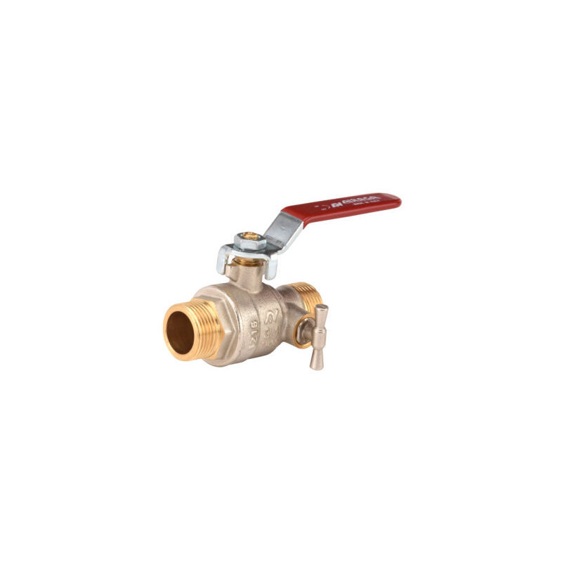 Robinet à Boisseau Sphérique Cornat 1/2" - Laiton, Verrouillable, Raccord Tuyau