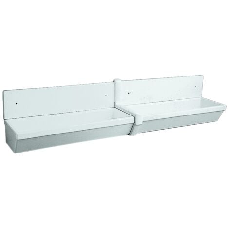 Lavabo collectif - Geberit - 100x39cm - Blanc