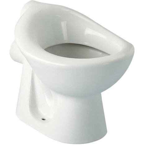 Porcher – Cuvette WC à poser Maternelle en porcelaine vitrifiée – Sortie horizontale Ø 85mm – Hauteur d’assise 30cm – Dimensions 40x30cm