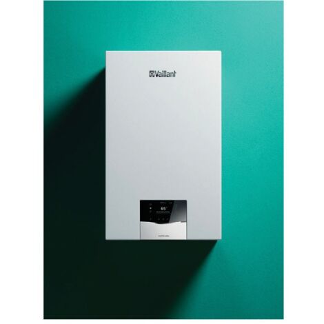 Vaillant – Chaudière gaz à condensation 32 kW – Débit d'eau chaude jusqu'à 17 l/min – Classe énergétique A/A – Technologie ioniDETECT