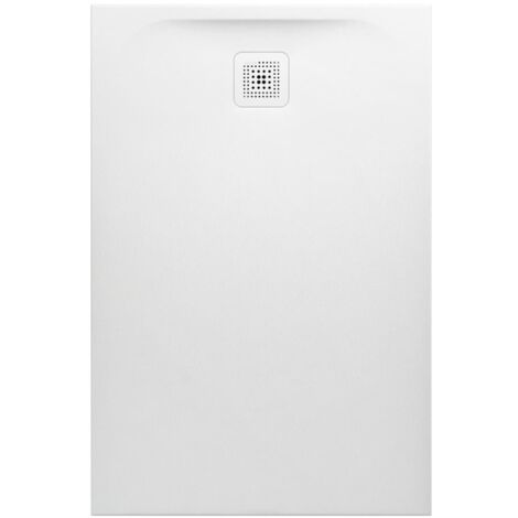 Receveur en Marbond extra plat 120x80 anti-dérapant sans vidage - Laufen - Blanc (1/5)