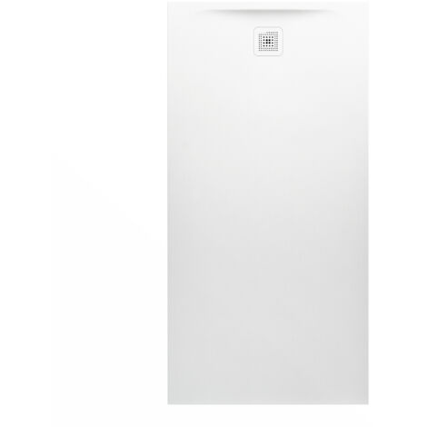 Receveur en Marbond extra plat 180x90 anti-dérapant sans vidage - Laufen - Blanc (1/2)