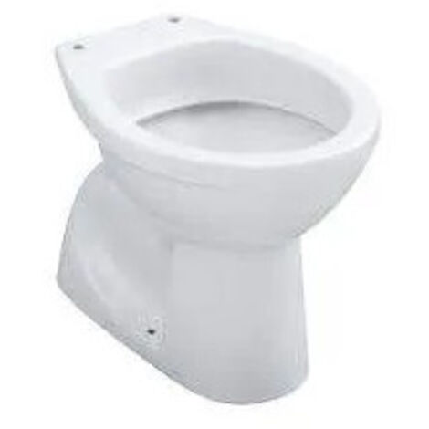 Allia – Cuvette WC à poser 51x36cm – Alimentation indépendante – Sortie arrière cachée – Céramique blanche – Compatible réservoir mural 003723