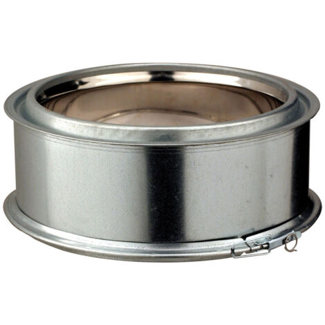 Poujoulat – Conduit de fumée intérieur inox/galva droit 45 cm – DN 230 – Éléments de raccordement pour installation professionnelle