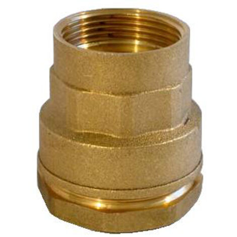 Raccord droit PE femelle - Diamètre : 32 - 1'' (1/3)