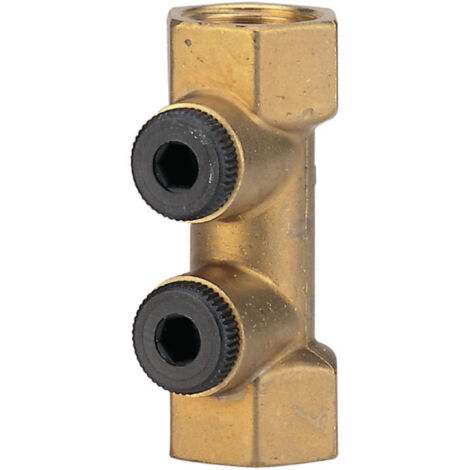 Watts – Clapet anti-pollution NF laiton FF 15x21 – Prévention pollution réseaux d'eau – 2 purges pour entretien facilité – Filetage plomberie