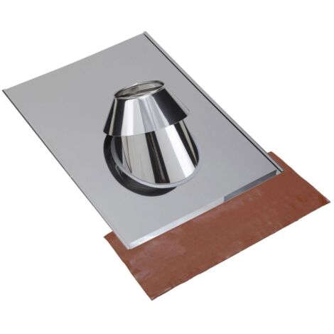 Solin condensor inox tuile ocre 15 a 30° 80/130 (1/2)