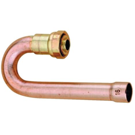 Crosse pour roai coude 180 – Filetage 15x21 – Raccord étanche avec joint fibre synthétique – Pour installation plomberie professionnelle – Chuchu Decayeux (1/2)
