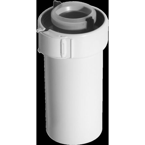 Ubbink – Conduit de fumée condensation gaz/fioul 500mm – PPtl/PVC léger – Diamètre 80/125mm pour évacuation fumées