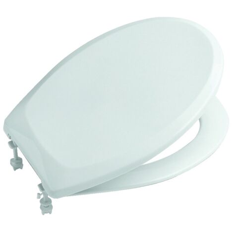 Abattant WC double Victoria - résine thermodur blanc (1/2)