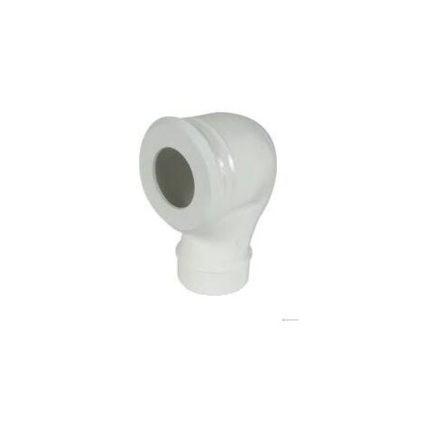 Nicoll – Pipe WC verticale D100 – PVC blanc avec joint élastomère – Sortie mâle pour raccordement conforme – CWP33