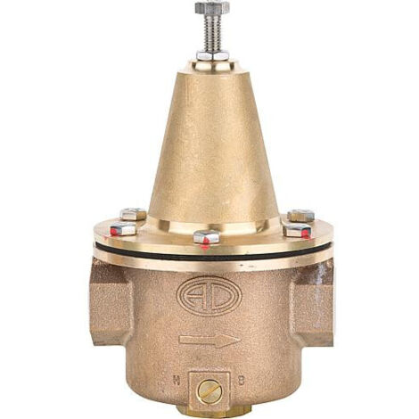 Desbordes – Réducteur de pression eau réglable 1-7 bars – Raccord femelle-femelle 25mm – Prise manomètre intégrée – Bronze durable - 10bis