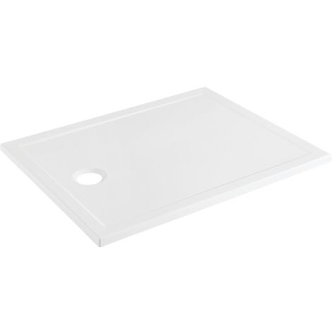 Receveur de douche à poser 100x80 cm – Céramique extra-plate 3 cm – Bonde diamètre 90 mm – Accès facilité pour personnes à mobilité réduite – Anconetti (1/3)