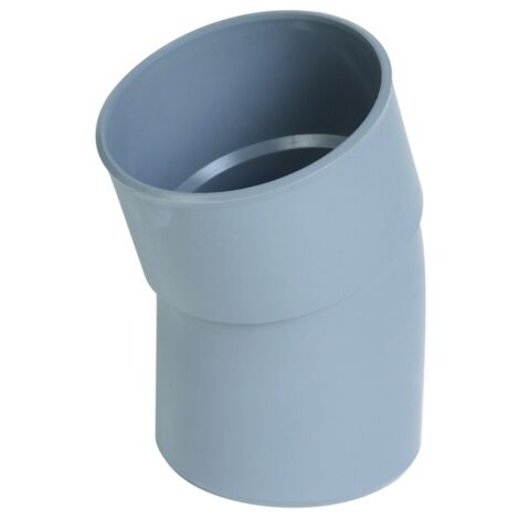 NICOLL Coude 20° PVC évacuation  Mâle Femelle Ø125