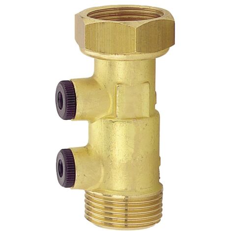 Watts – Clapet anti-pollution NF laiton – Écrou M 26x34 – Filetage 1' – Étanchéité totale – Protection réseaux d'eau potable