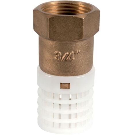 Clapet crépine eau laiton panier PE - Watts Industries - F 26x34 (1/2)