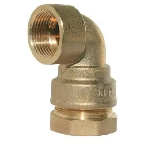 Coude PE serrage ext eau laiton F 25 20x27 (1/3)