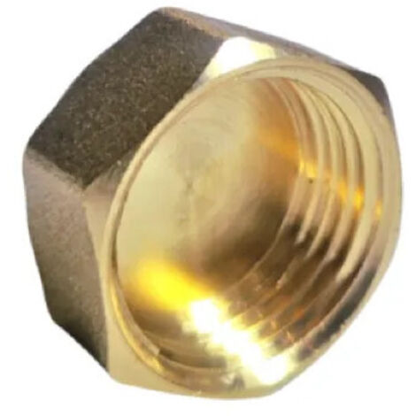 Riquier – Bouchon laiton tête 6 pans brut à visser – Filetage F 12x17 – Raccord de robinetterie pour installations sanitaires (1/5)
