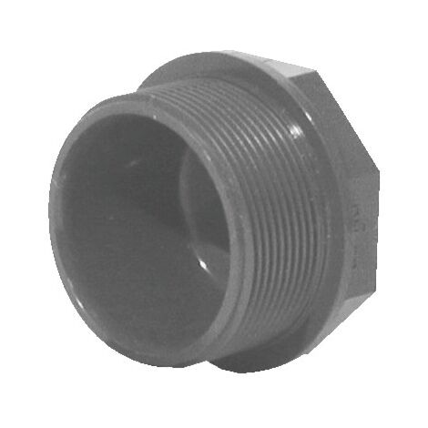 Bouchon PVC pression à visser M 50x60
