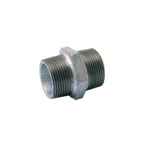 Mamelon double mâle 280 galvanisé 1'' 26/34 - VIRFOLLET - 28005005
