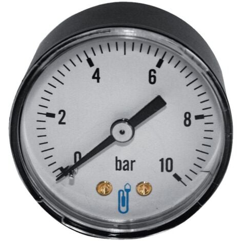 Manomètre standard raccord vertical - DN63 - 6bars - 8x13