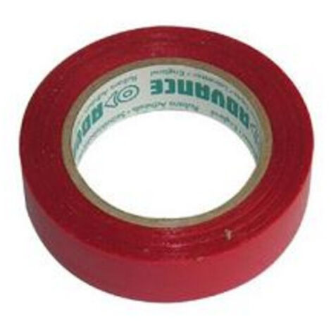 Ruban adhésif isolant électrique - Klauke - Rouge - 10m x 15mm (1/4)