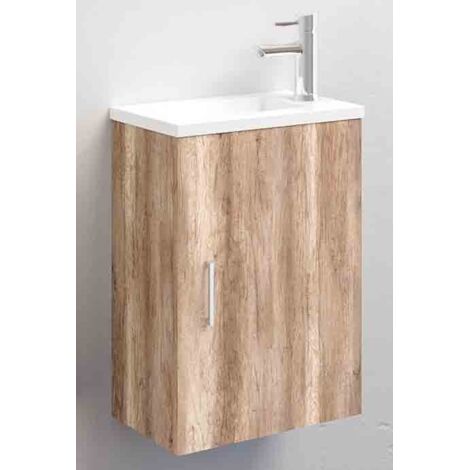 Ensemble meuble lave-mains Ancoflash - Anconetti - Cognac