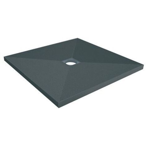 Receveur Panodur prêt à carreler avec trou central - Lazer - 90x90x4cm - Sans bonde (1/3)