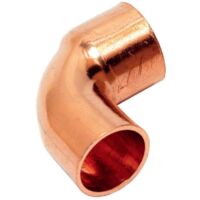 Coude 90 grand rayon cuivre à souder MF - Diamètre : 12