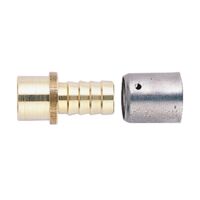 Raccord à sertir pour PER droit à souder cuivre 14-13x16