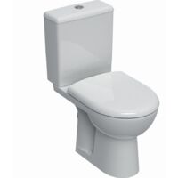 Allia – Pack WC japonais lavant – Sortie horizontale – Réservoir réversible pour alimentation latérale – Abattant en duroplast – Charnières inox