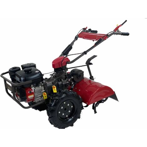 Electropower – Motoculteur à fraises arrières – Moteur 7 CV Euro 5 – Largeur 70 cm – Émiettage jusqu'à 20 cm – 2 vitesses avant et marche arrière