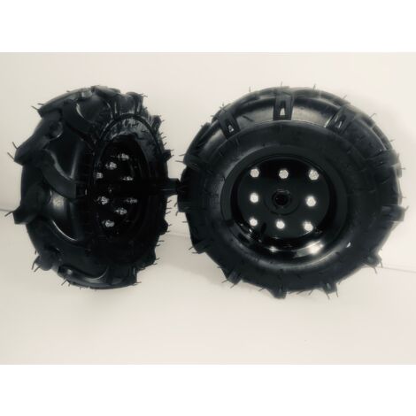 Jeu de 2 roues pour motoculteur 410 mm ELECTROPOWER