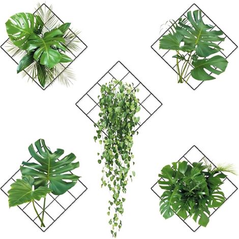 Pegatinas De Pared 3D Con Hojas Verdes - Decoración Extraíble Para Dormitorio, Salón U Oficina
