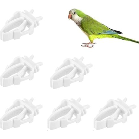 Pack De 10 Posaderos De Plástico Para Jaulas De Pájaros – Perchas Coloridas Para Periquitos, Canarios Y Pequeñas Aves