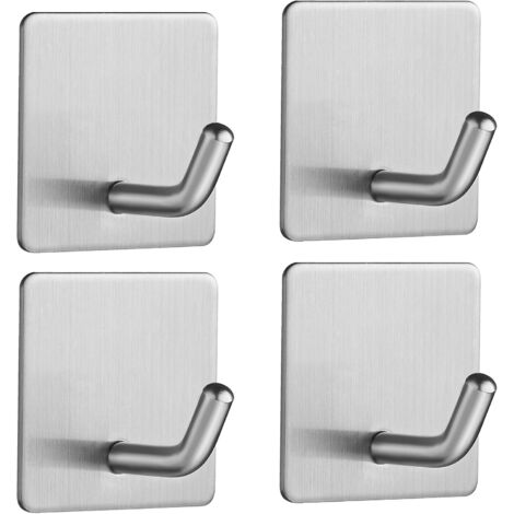 Ganchos De Pared Fuert Autoadhivos Para Puerta De Toalla, Bolsa Para Llav, Soporte Para Perchero, Accorios De Cocina Y Baño, Organizador Para El Hogar, 6/12/24 Uds. - AliExprs