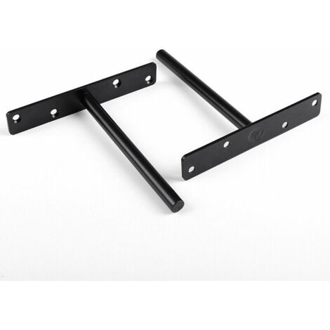 Soportes Estante T Flotantes - Acero - 14 Pulgadas - Pack 2 Unidades