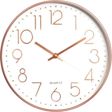 Ahlsen Reloj de pared silencioso de 30 cm, decorativo para cocina