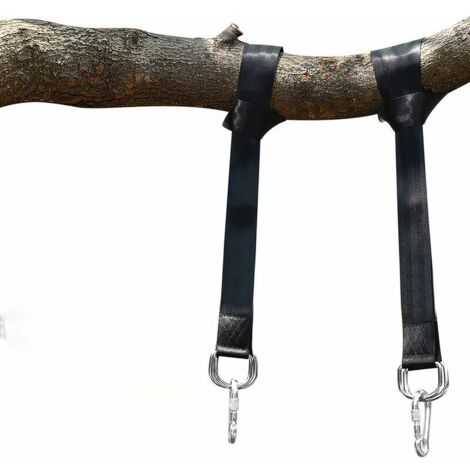Correas Para Hamaca – 2 Unidades De 1.5 M, Soporte Hasta 300 Kg, Con Mosquetones, Para Camping Y Jardín