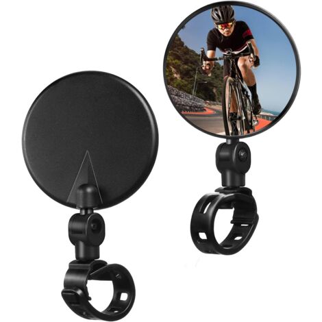 BONKZEBU Fahrrad Rückspiegel - 360° Verstellbar Mit Reflektor
