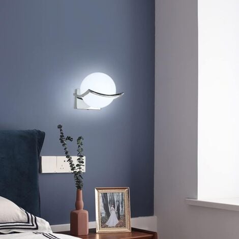 LED applique, Lampe murale de boule en verre, Spots muraux intérieur-Éclairage Mural moderne pour Escalier Cuisine Chambre Couloir