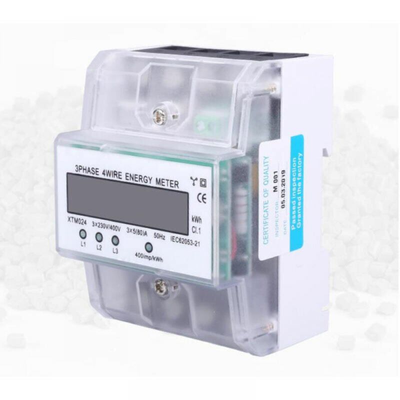 Contador De Corriente Trifásico Reacondicionado 400V 10/40A - Calibrado, Para Instalaciones Fuertes