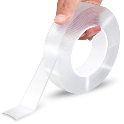 Cinta Montaje Xukey Cinta Nano De Doble Cara Extra Fuerte - Rollo De 3 Metros X 40 Mm, Adhesivo Transparente Para Montajes Sin Daños Cinta Pegamento 3 Metros 40mm