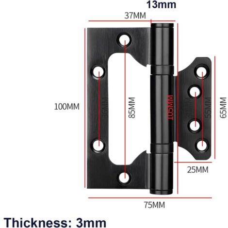 20 Piezas Bisagras Plegables De Acero Inoxidable 3 Pulgadas | Cuotas