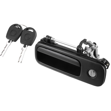 1 Uds. Cerradura de manija de puerta trasera + 2 llaves para Volkswagen Golf 4 Polo 6N, manija de puerta trasera de coche 1J6827565B (1/5)