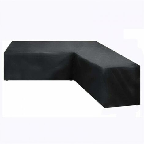 (320x320x80cm) Funda Impermeable para Muebles de Esquina de jardín, Funda para sofá de jardín en Forma de L, Funda de Tela Oxford 210D (1/5)