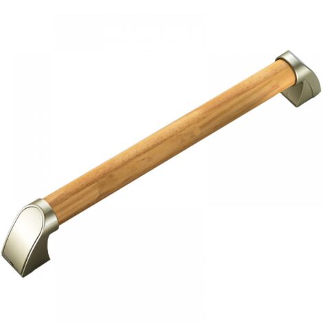 1 barra de agarre de madera para baño, barras de seguridad antideslizantes impermeables para escaleras y pasillos 44cm