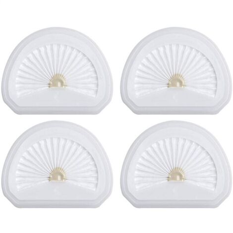 Paquete de 4 filtros de aspiradora de mano compatibles con filtro de repuesto Black and Decker VLPF10 y aspiradora de mano Dustbuster HLVA315J HLVA320J00 N575266, reemplaza la pieza N600601 (1/5)