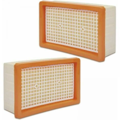 Juego de 2 Filtros Planos Plisados Compatibles con Aspiradoras Multiusos Kärcher Mv4 / Mv5 / Mv6 / Wd4 / Wd5 / Wd6 (1/5)